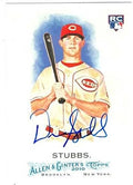 Sports Memorabilia Autograph Warehouse 245023 Drew Stubbs Autographed Baseball Card - Cincinnati Reds 2010 Topps Allen Ginters - No. 47