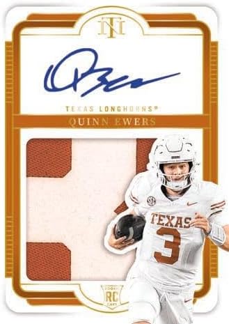 2025 Panini National Treasures Collegiate Football Hobby Trading Card Box (7 Autographs or Memorablia Per Box)
