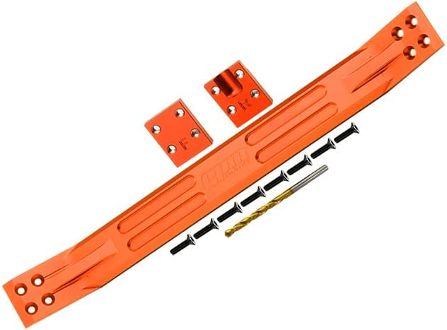 GPM High End 7075 Alloy Chassis Plate for TRAXXAS 1/5 X-Maxx Monster Truck (Orange)