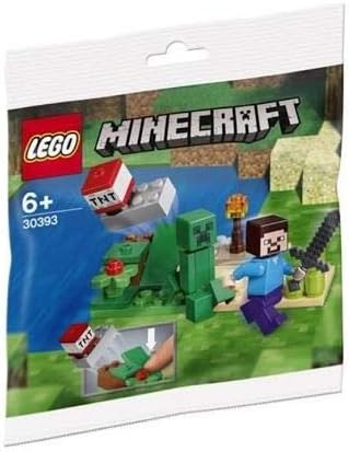 Lego Minecraft Steve and Creeper Polybag Set 30393 (Bagged) Toy