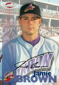 Sports Memorabilia Autograph Warehouse 79531 Jamie Brown Autographed Baseball Card Minor League 1999 Team Best