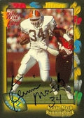 Sports Memorabilia Autograph Warehouse 54677 Kevin Mack Autographed Football Card Cleveland Browns 1991 Wild Card No .55