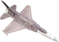 Fighter Jet Model F-16 370mm Wingspan Mini EPP Single 30mm Ducted Fan Fixed-Wing RC Airplane Aircraft Model for Collection and Gifts (Ducted Fan Not Included/PNP)