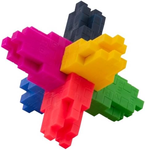 Plus Plus Learn to Build Colorverse Super Set 3D Building Block Kit Creative Stem Construction Toy for Kids 1000 Mini Interlocking Pieces