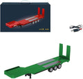 1/18 Scale Flatbed Trailer for 770S Tractor Heavy Duty RC Semi Trailer Model with Adjustable Ramps Stands Adult Collectible Truck Accessory