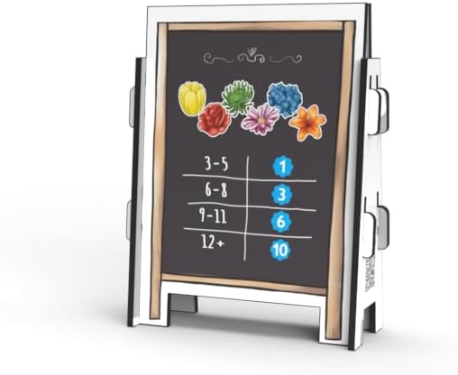 UP Games Floristry Board Game - Competitive Flower Auction &amp Storefront Design! Fun &amp Creative Strategy Game for Family Kids &amp Adults Ages 12+ 2 Players 20 Min Playtime