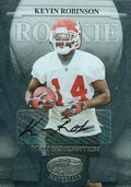 Sports Memorabilia Kevin Robinson Autographed Football Card (Utah State) 2008 Donruss New Generation Rookie No.178