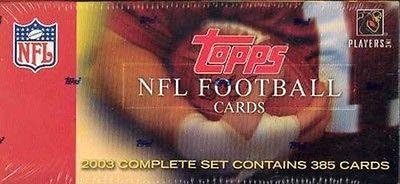 Sports Memorabilia 2003 Topps Football Factory Set (Box) - NFL Football Cards