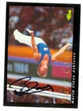 212351 USA Olympic Gymnastics 1992 Classic No. 29 Bart Conner Autographed Trading Card