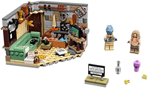 Lego Marvel Studios 76200 The Infinity Saga: Bro Thor's New Asgard + Thanos Keychain Exclusive Bundle