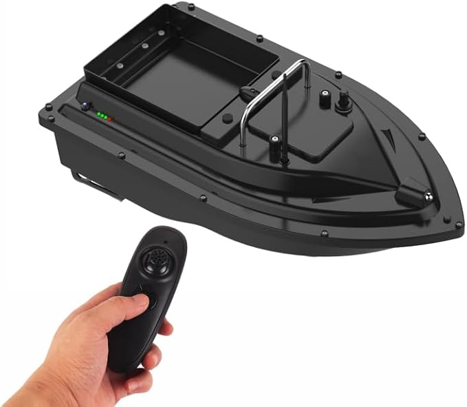 Bait Boat RC Fishing Boats 300m/328Yards Range Remote Control Boat 4.4lbs Load Capacity Dual 5200mAh Battery &amp Motor System for Long-Range Fish