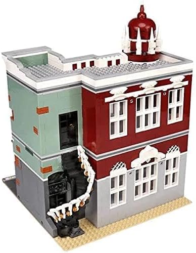 General Jim's Street View Vintage Antique Shop Modular City Building Block Set 3037 Pieces with Light Kit European Town Architecture Display Model Toys &amp Bricks | GJ ACS