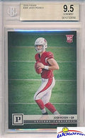 Josh Rosen 2018 Panini Football Canvas Short Print ROOKIE #305 Graded SUPER HIGH BGS 9.5 GEM MINT! Arizona Cardinals Top NFL Draft Pick and Future Superstar HIGH GRADE ROOKIE! WOWZZER!