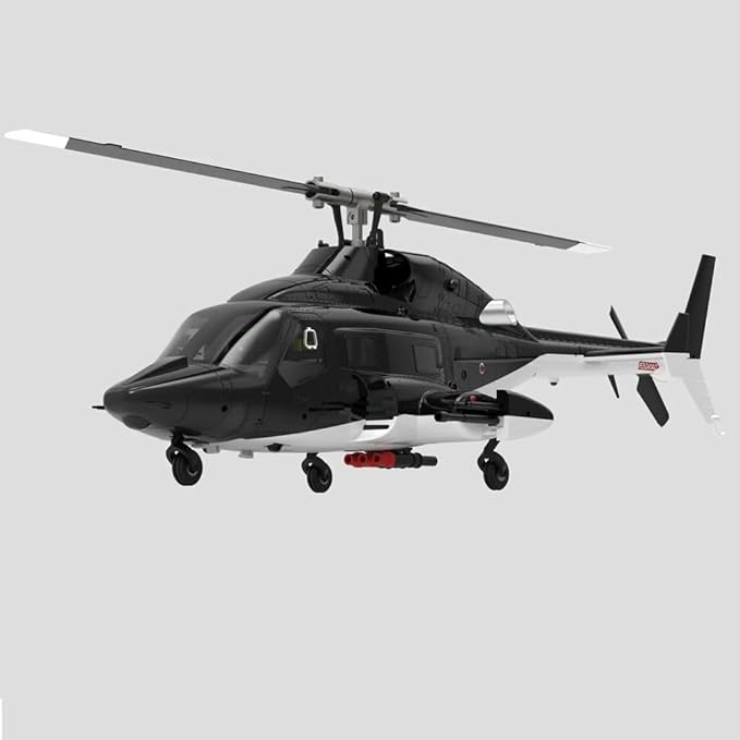 Yu Xiang F02S AirWolf 1/34 Scale Electric RC Helicopter With GPS Intelligent Flight Control System &amp Optical Flow Positioning - Outdoor Remote Control Helicopter RTF For Beginners Adult