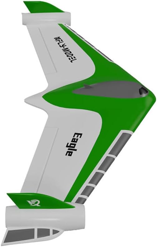 Eagle Twin 40mm EDF Flying Wing with Gyro RC Airplane RC Racing Aircraft PNP (Transmitter Receiver or Battery not Included) (Green)