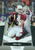 Sports Memorabilia Max Hall Autographed Football Card (Arizona Cardinals) 2010 Panini Certified No.242 Rookie