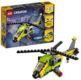 LEGO Creator 3in1 Helicopter Adventure 31092 Building Kit (114 Pieces)