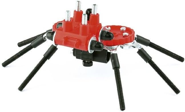 The Off Bits Erector Set: Animal Mini STEM Toys for Kids 6+ Toy Building Sets with Nuts &amp Bolts STEM Building Toys Gifts for Boys and Girls (Red Spider)