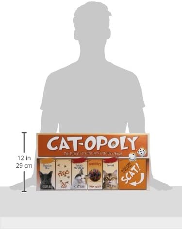 Late for the Sky CAT-opoly Cat Board Game Family Property Trading Strategy for 2-6 Players Ages 8+ Educational Breed Facts Tokens Screen-Free Fun
