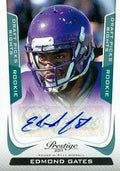 Sports Memorabilia Edmond Gates Autographed Football Card (Abilene Christian) 2011 Panini Prestige No.239 Rookie