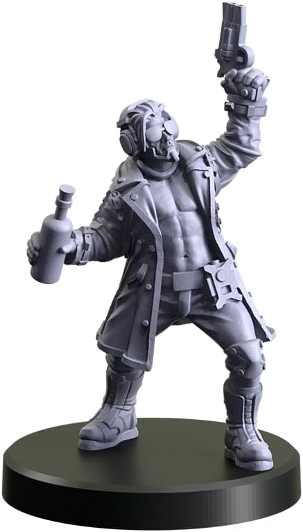 Monster Fight Club Cyberpunk Red Combat Zone Miniatures: Piranhas Starter Gang