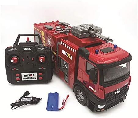 TOUCAN RC HOBBY HUINA 1/14 RC 2.4G 562 Box Water Sprayable Fire Truck Car Model Gift Battery for Ages 14+