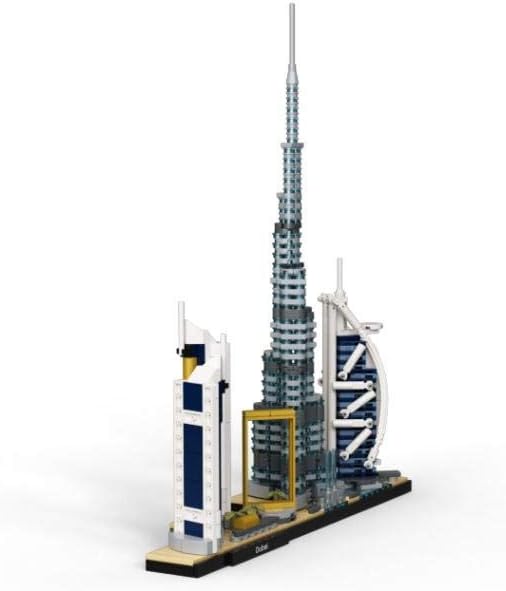 LEGO Architecture Skylines: Dubai 21052 Building Kit Collectible Architecture Building Set for Adults (740 Pieces)