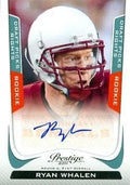 Sports Memorabilia Ryan Whalen Autographed Football Card (Stanford) 2011 Panini Prestige No.287 Rookie