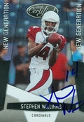 Sports Memorabilia Stephen Williams Autographed Football Card (Arizona Cardinals) 2010 Panini Certified No.263 Rookie