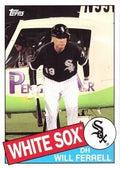 2015 Topps Archives Will Ferrell #WF-7 Will Ferrell Baseball Card - Chicago White Sox