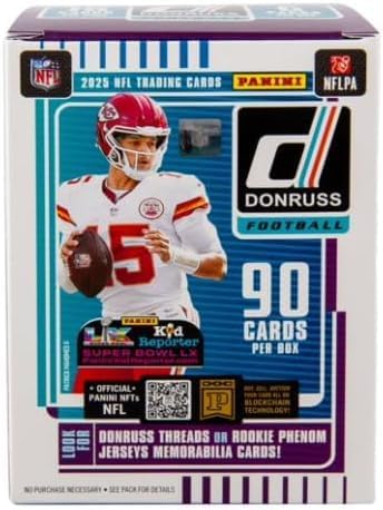 2025 Panini Donruss Football NFL Blaster Box (90 Cards/Box) Red Hot Rookies
