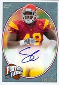 Autograph Warehouse 99958 Sedrick Ellis Autographed Football Card USC 2008 Ud Rookie Heroes No. 191