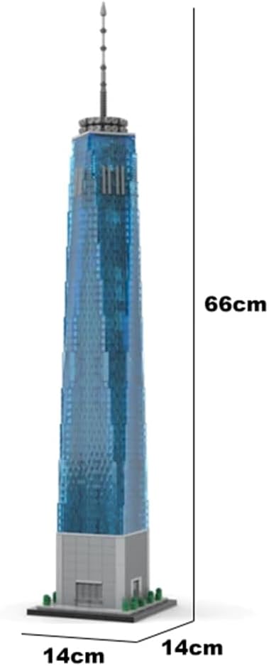 World Trade Center 1:800 Architecture Building Set Landmark Bricks Model Display Toy and STEM Educational Toy for Adults &amp Teens(3153PCS)