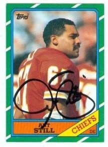 Sports Memorabilia Autograph Warehouse 72577 Art Still Autographed Football Card Kansas City Chiefs 1986 Topps No 311