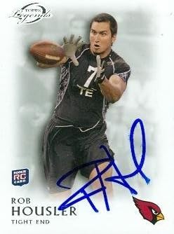 Sports Memorabilia Rob Housler Autographed Football Card (Arizona Cardinals) 2011 Topps Legends No.159 Rookie