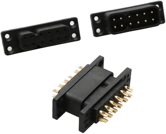 5Pairs Fixed Wing Aircraft Model JY6P JY12P 6 Pin/12 Pin Quick Release Male Female Plug Brushless Motor Servo RC UAV Connector(5pairs JY6P)