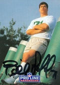 Sports Memorabilia Bill Pickell Autographed Football Card (New York Jets) 1991 Pro Line No.106