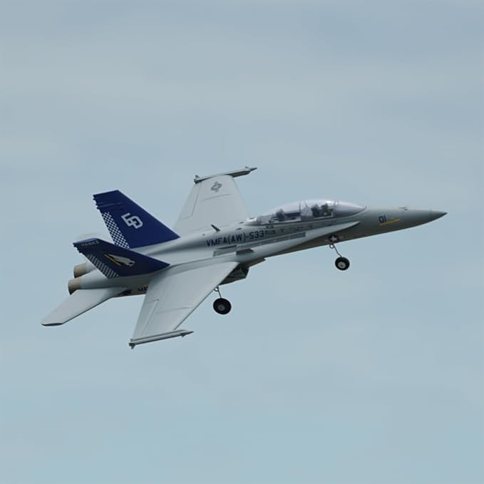 F-18 Hornet Twin 40mm EDF RC Airplane PNP (Transmitter Receiver or Battery not Included) (The Hawks)