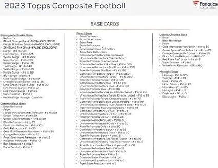 2023 Composite Football Mega Box