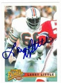 Autograph Warehouse 97208 Larry Little Autographed Football Card Miami Dolphins 1993 Score No. 439 Hall of Famers