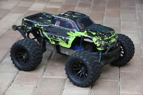 SummitLink Custom Body Compatible for 1/10 Scale RC Car or Truck (Truck not Included) (Muddy Green Over Black)