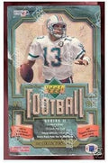 Sports Memorabilia 1992 Football Wax Pack Box Ser 2 Set Dan Marino Heroes Factory Sealed - Upper Deck Certified - Football Wax Packs