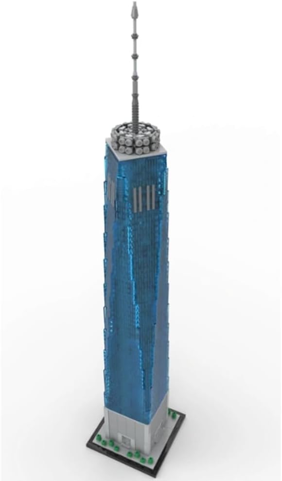 World Trade Center 1:800 Architecture Building Set Landmark Bricks Model Display Toy and STEM Educational Toy for Adults &amp Teens(3153PCS)