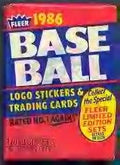 Lot of 3 1986 Fleer Baseball Wax Packs (45 Cards Total) Possible Jose Conseco Rookie Card