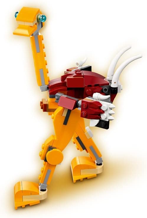LEGO Creator 3in1 Wild Lion 31112 3in1 Toy Building Kit Featuring Animal Toys for Kids New 2021 (224 Pieces)