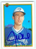 Sports Memorabilia Autograph Warehouse 245921 John Olerud Autographed Baseball Card - Toronto Blue Jays 1991 Topps Bowman - No. 510