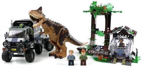 LEGO Jurassic World Carnotaurus Gyrosphere Escape 75929 Building Kit (577 Pieces)