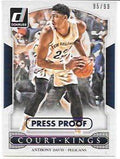 Anthony Davis 2014-15 Donruss Court Kings Press Proof Blue #95/99 New Orleans Pelicans Insert Card #43