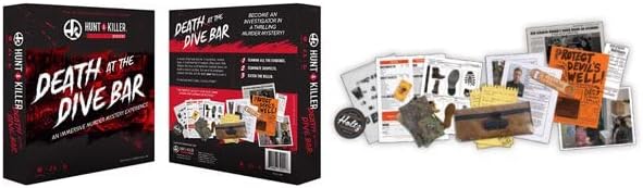 Hunt A Killer: Death At The Dive Bar Solve a Murder at Old Scratch Tavern Immersive Murder Mystery Game Play Detective in Unsolved Mysteries Great Gift For True Crime Fans Designed for Ages 14+