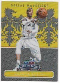 Monta Ellis 2014-15 Panini Excalibur Crusade Black 1 of 1 Dallas Mavericks Insert Card #104